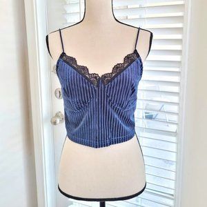 Velvet Crop Cami Top